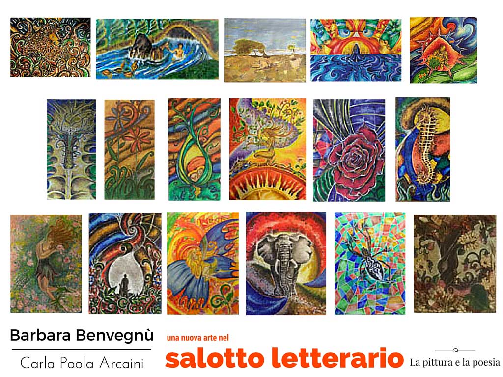 Barbara Benvegnù & Carla Paola Arcaini ... la pittura e la poesia nel Salotto Letterario di RecSando