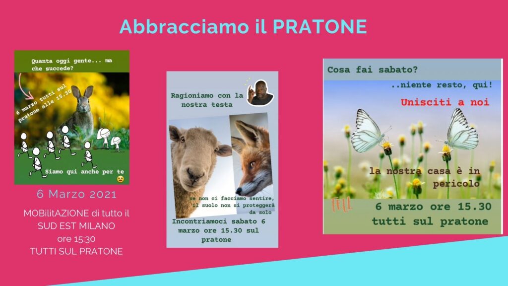 6 Marzo 2021 - FLASH MOB - ABBRACCIAMO IL PRATONE