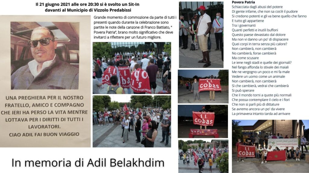 In memoria di Adil Belakhdim