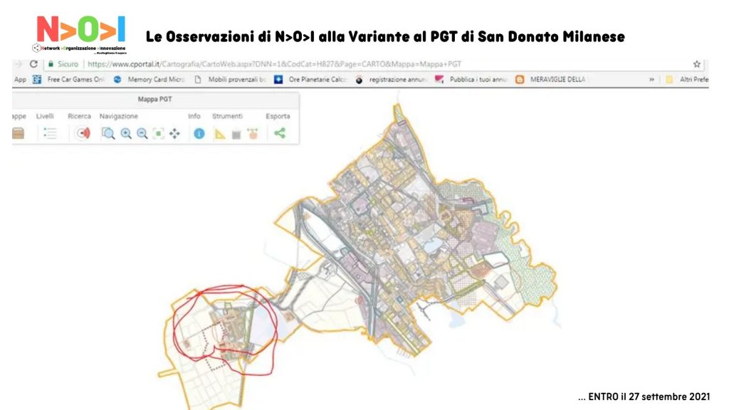 Le Osservazioni di NOI alla Variante al PGT di San Donato Milanese