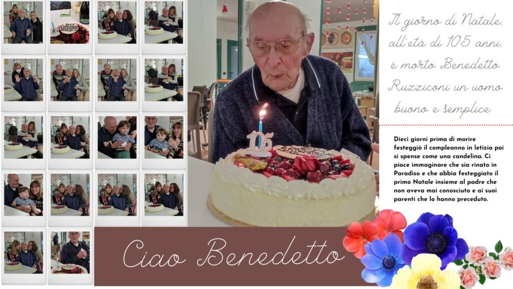 Benedetto Ruzziconi 105 Anni - 25 Dicembre 2022