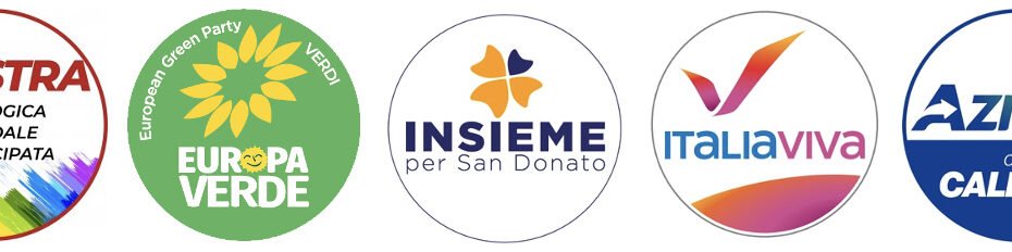 Loghi: COALIZIONE CENTRO SINISTRA SAN DONATO MILANESE