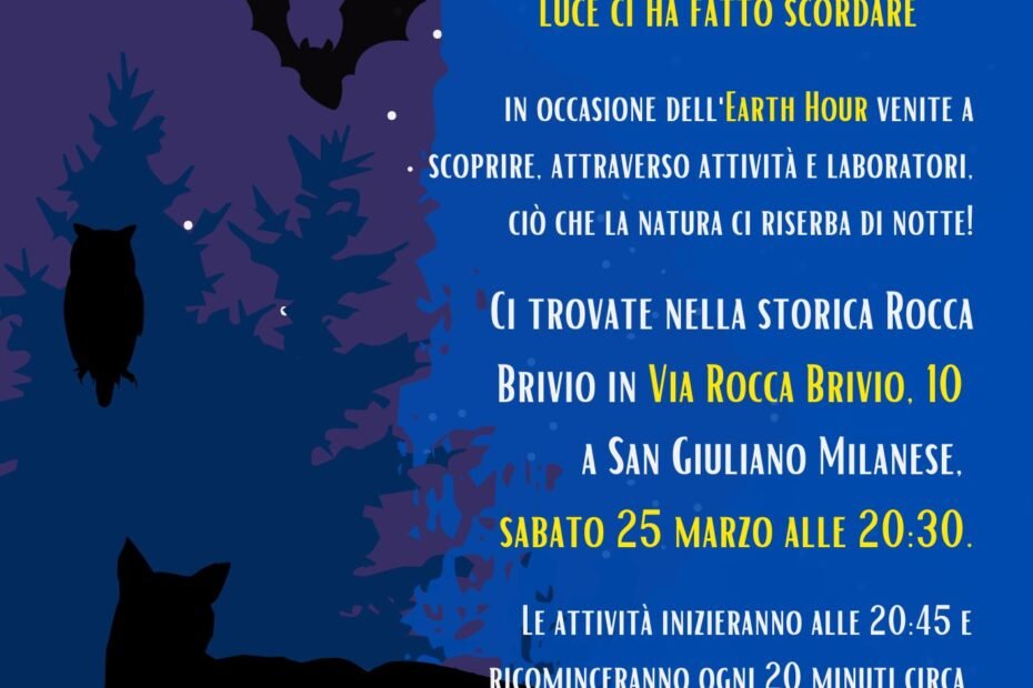 Locandina Earth Hour 2023