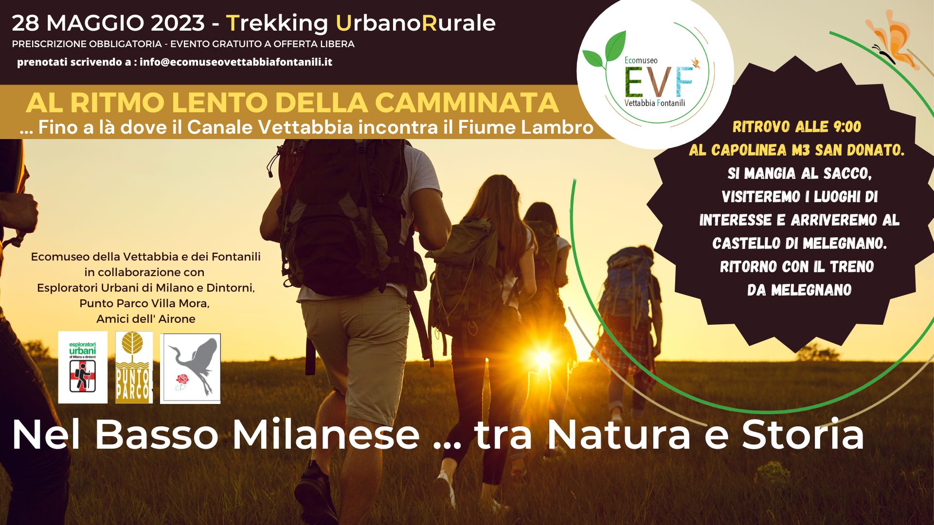 28 Maggio 2023 - Trekking Urbano Rurale