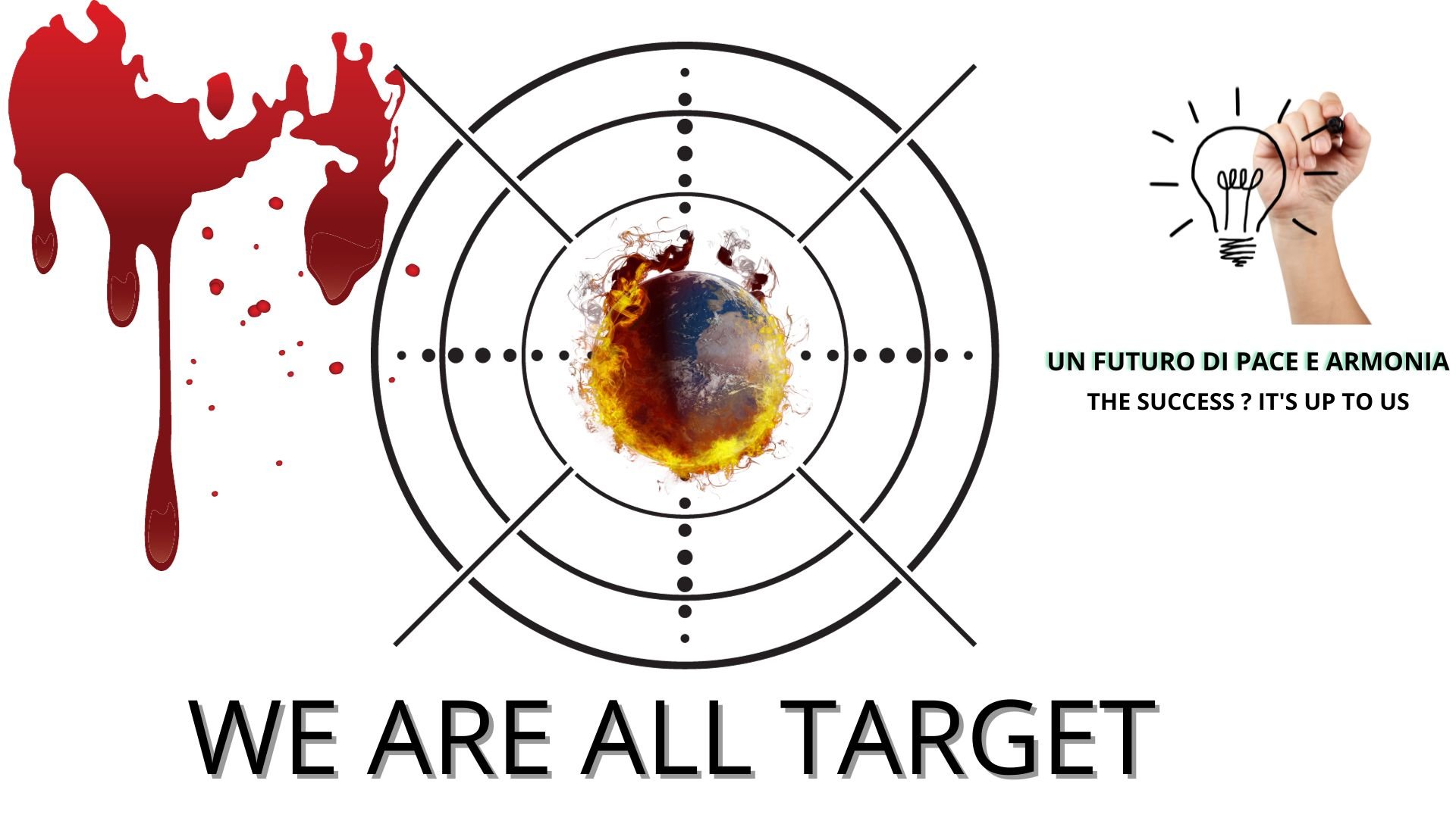 WE ARE ALL TARGET: Un futuro di pace e armomia ? The Success ? IT'S UP TO US