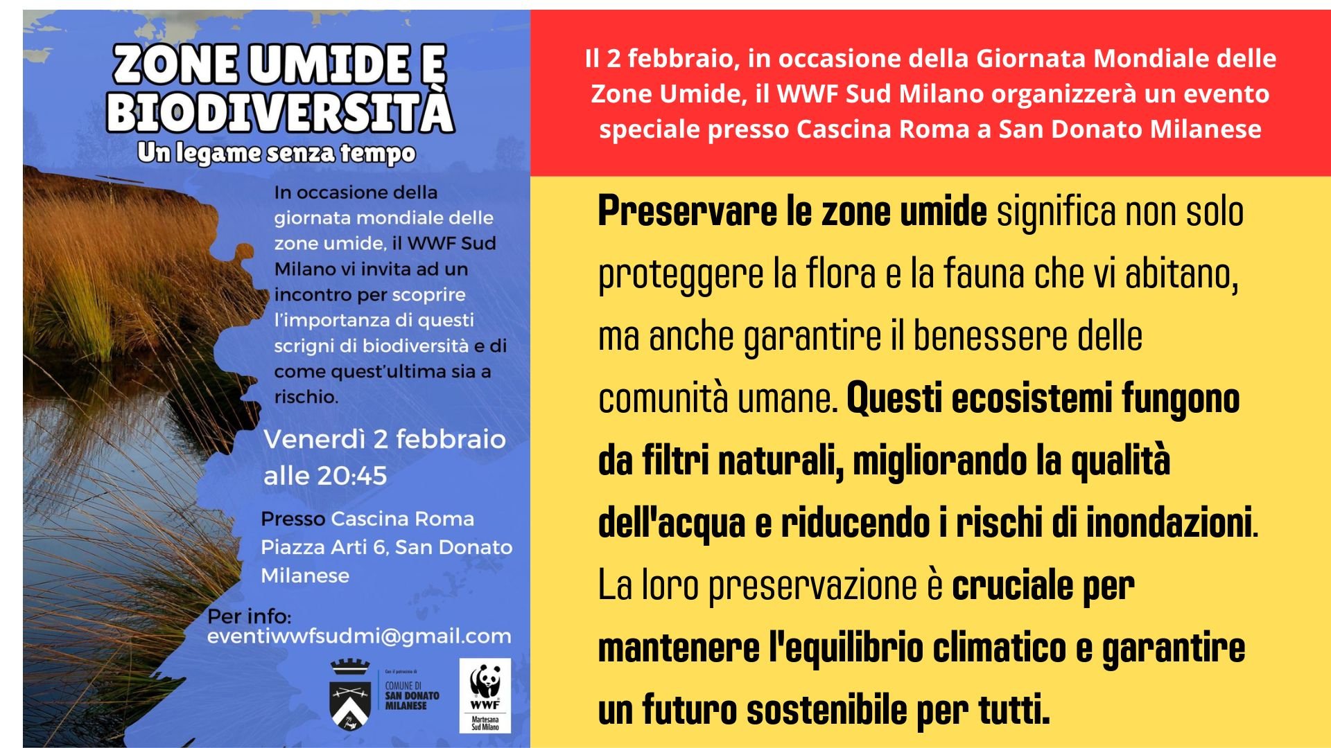 Zone Umide e Biodiversità - WWFSud Milano