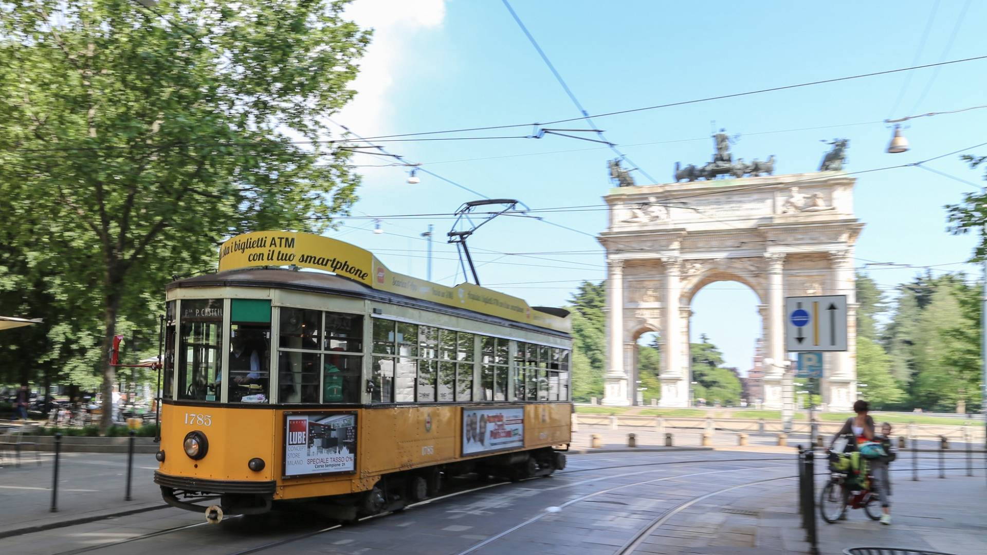 Tram Milano 1928 - Arco della Pace Milano