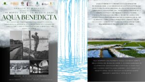 16 marzo - 26 maggio Abbazia di Mirasole Mostra Aqua Benedicta Un viaggio nel tempo attraverso oggetti ed immagini alla scoperta dell'importanza dell'acqua per l'agricoltura e per la vita quotidiana e spirituale nel Basso Milanese.