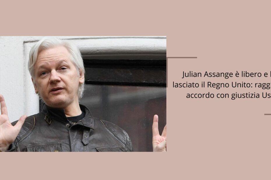 Julian Assange è libero e ha lasciato il Regno Unito raggiunto accordo con giustizia Usa