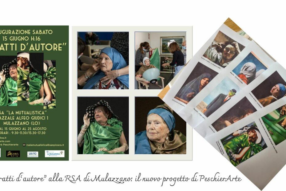 “Ritratti d’autore” alla RSA di Mulazzano il nuovo progetto di PeschierArte