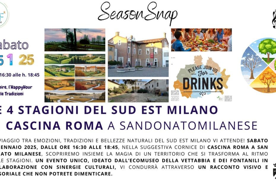 SeasonSnap - cascina Roma 25 Gennaio 2025 alle ore 16:30