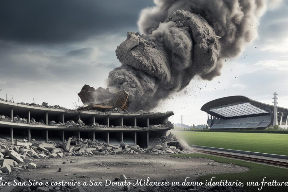 Demolire San Siro e costruire a San Donato Milanese un danno identitario, una frattura civica