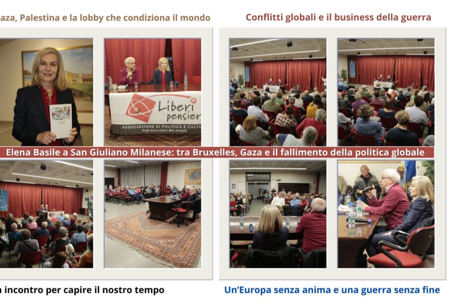 L’ambasciatrice e scrittrice ospite della Carovana dei Liberi Pensatori per un incontro pubblico sulla crisi della politica internazionale, l’Europa, il conflitto in Ucraina e il genocidio palestinese.