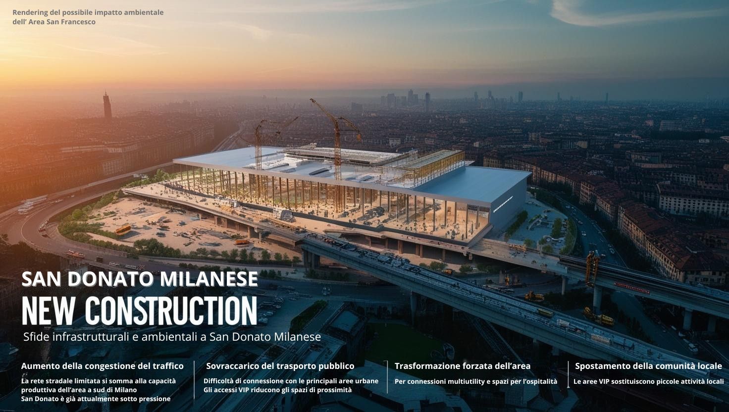 RENDERING IMPATTO AREA SAN FRANCESCO SAN DONATO MILANESE
