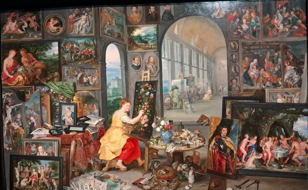 Allegoria della pittura di Ian il Vecchio@I Brueghel